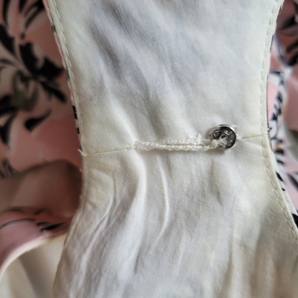 🌟Host Pick🌟 Anne Klein A-Line Print Cotton Floral Dress Size 12 - Picture 11 of 14